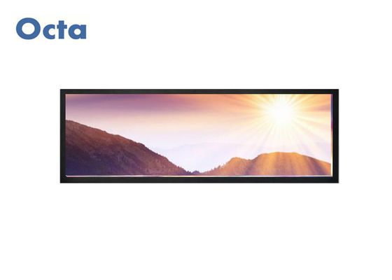 China Long Bar Stretched TFT LCD Screen With Network For Commercial AC 100 - 240V supplier