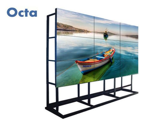 China Original LG LCD Video Wall 55 Inch 3x3 With 5.3mm Bezel RS232 Output supplier