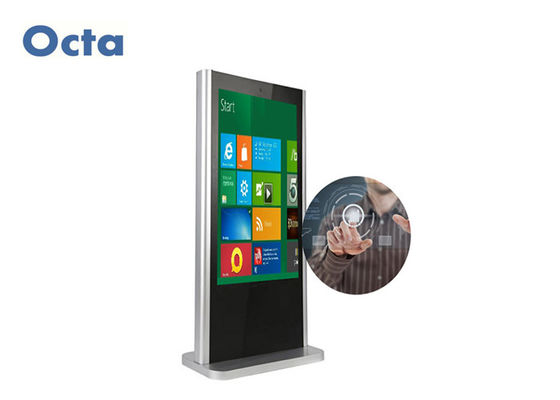 China 65 Inch Touch Screen LCD Display Android Windows Free Standing Digital Signage supplier
